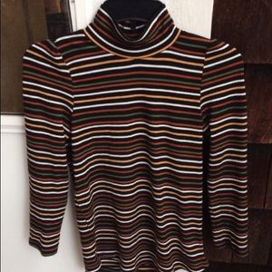 Free People striped turtleneck